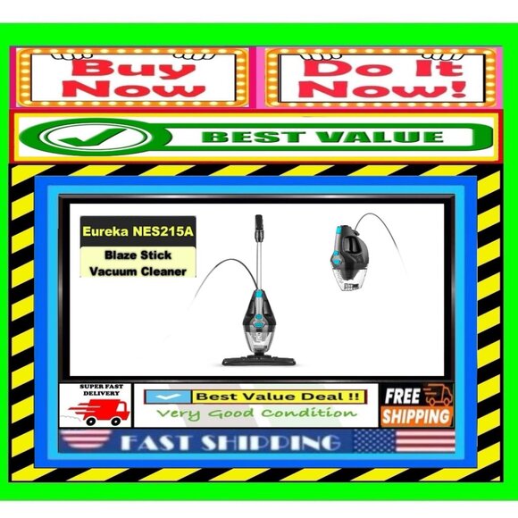 ✅🚨🆕🔴🌸S🌸A🌸L🌸E🌸❗🌠🔴📢EUREKA Stick Bagless VACUUM CLEANER🟢💸BUY NOW📲💸🟢 - Picture 1 of 10